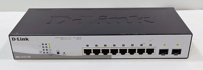 D-Link  Web Smart (DGS-1210-10P) 10-Port POE+ Switch w/Power Cord