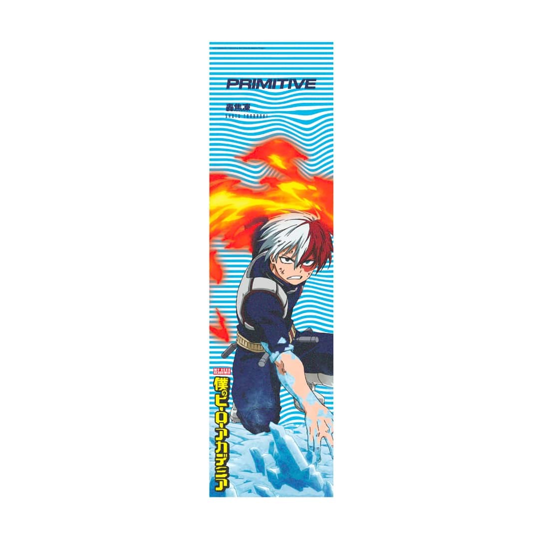 Primitive x My Hero Academia Shoto Todoroki Ручка для скейтборда синяя Griptape 6190₽
