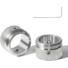 2pcs 304 Edelstahl Heizungsventil adapter,Heizkörperventil Thermostatkopf mit...