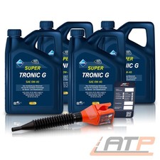 4x 4 L = 16 LITER ARAL SUPERTRONIC SUPER TRONIC G 0W-40 MOTOR-�L MOTOREN-�L