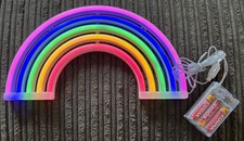 Bunte Regenbogen LED Neon Licht Stand Wand Bar Lampe Haus Kinderzimmer Kinderzimmer