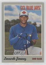 2019 Topps Heritage Minor League Edition Flip Stock Leonardo Jimenez #78 0qc1