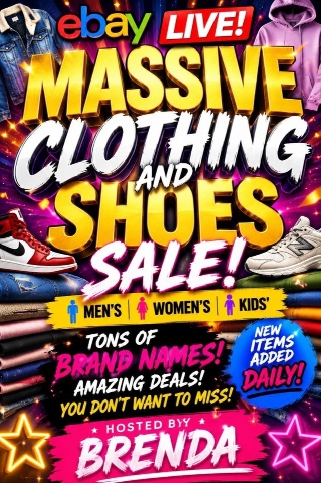 🛍️ $1.50 STARTS • BRAND NAME CLOTHING & SHOES