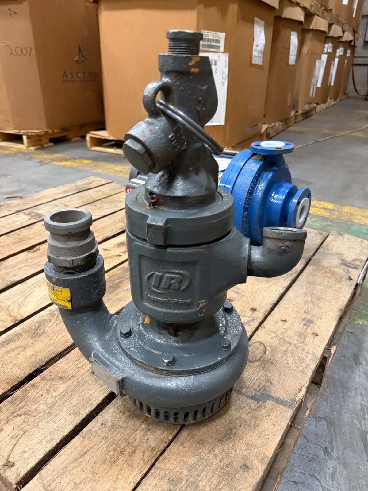 Ingersoll P35A1-EU, Air Operated Dewatering Centrifugal Sump Pump