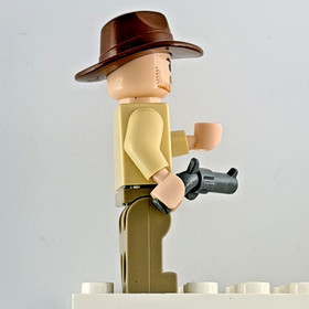LEGO iaj020 Indiana Jones Open Shirt Minifigure 7195 Ambush In Cairo-Excellent