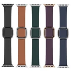 Genuine Apple Watch Leather Modern Buckle Strap Band 42mm 41mm 40mm ALL COLOURS