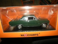 1:43 Maxichamps Opel Rekord A Coupe 1962 Green/GrüN In Ovp