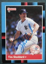 Baltimore Orioles Star Tim Stoddard signed / autographed 1988 Donruss card -