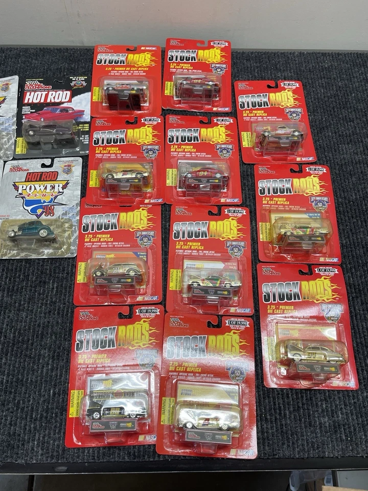 NASCAR RACING CHAMPIONS STOCK RODS/HOT RODS 3.25" PREMIER DIE CAST LOT OF 16 - Image 2 of 4
