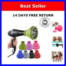 Silicone Hair Dryer Diffuser Cover Adjustable Curly Hair Styling Accessory