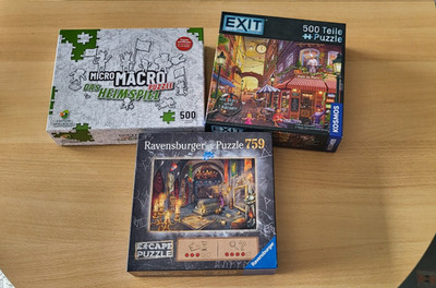 Puzzle und Rätsel Set Micro Maco, Kosmos, Ravensburger