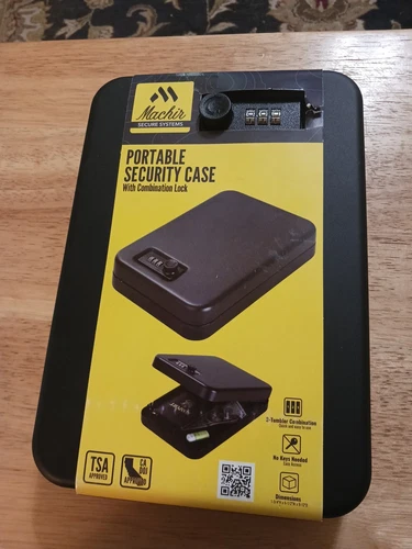 Machir Portable Security Case Lock Box Safe Combination Lock Free Shipping