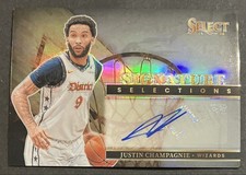 2024-25 Panini Select - Signature Selections Justin Champagnie Auto Rookie