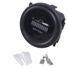 LED Battery Indicator Meter Gauge 12V 24V 36V 48V 72V Digital DC Electricity ...