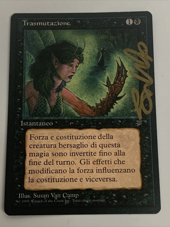 Transmutation Trasmutazione French Signed Artist Susan Van Camp Mtg Magic - Image 2 of 4