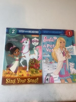 Lot of 2 Level 1 & 2 Step Into Reading | I Can Read | Learn To Read FOR GIRL