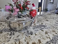 Ruffoni Italy Opus Prima Hammered SS 4 QT Chef Pan