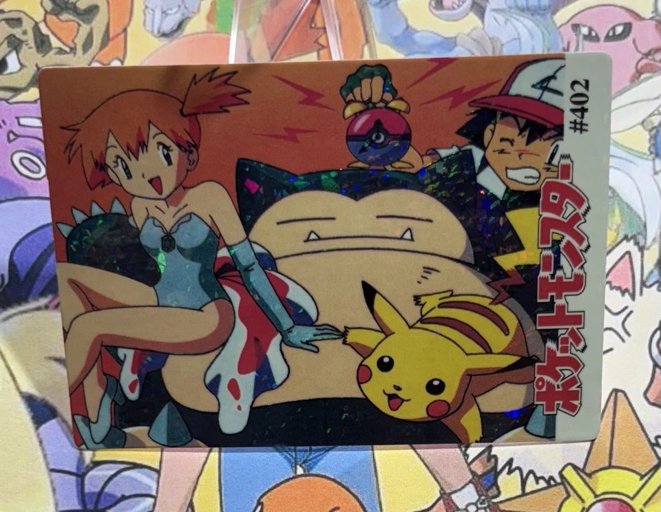 Pokemon Vintage Monstruos de Bolsillo Venta HOLO Prisma Pegatina 1999 Bandai Nintendo Foto 4 de 4