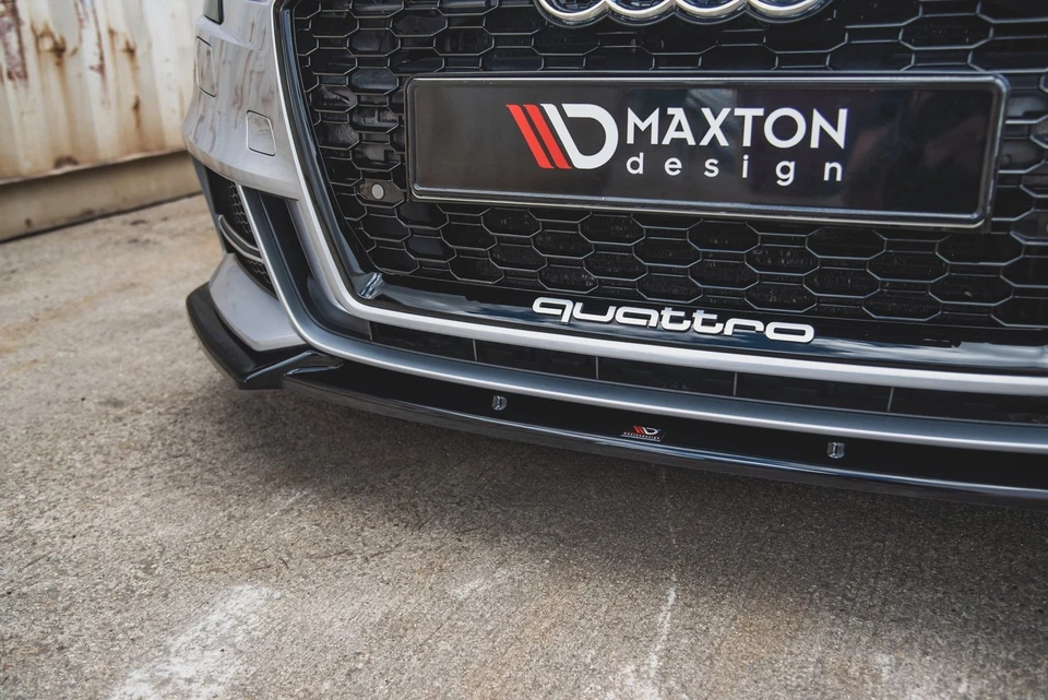 Maxton Design labio delantero V.3 para Audi S3 / A3 S-Line 8V Facelift alto b... - Imagen 4 de 4