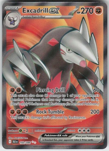 Excadrill ex 160/086 Scarlet & Violet: Black Bolt