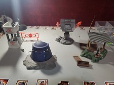 1985   1986 Gi Joe Playsets.  Checkpoint   Air Defense   Cobra Bunker   Outpost