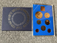 1972 Royal Mint Proof Coin Set Coinage of Great Britain and Northern Ireland