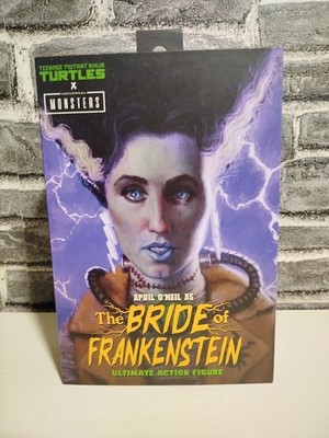 NECA TMNT X Universal Monsters April as Bride of Frankenstein sealed OVP