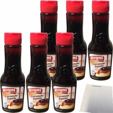 Royal Caramelo liquido Fl&uuml;ssiger Karamelsirup 6er Pack 6x400g Flasche usy Block