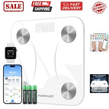 Smart Scale for Body Weight, Digital Bathroom Scale with BMI, Muscle Mass, Bl...