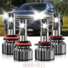 For Chevy Silverado 2500 2012-2018 Car LED Headlight Kit Bulb High&Low Beam