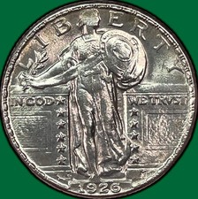 1926-D Standing Liberty Quarter Brilliant Uncirculated BU Coin #32996