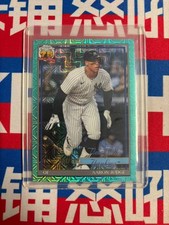Aaron Judge 2026 Topps Chrome 75th Aqua Lava Refractor 071/199 91C-82