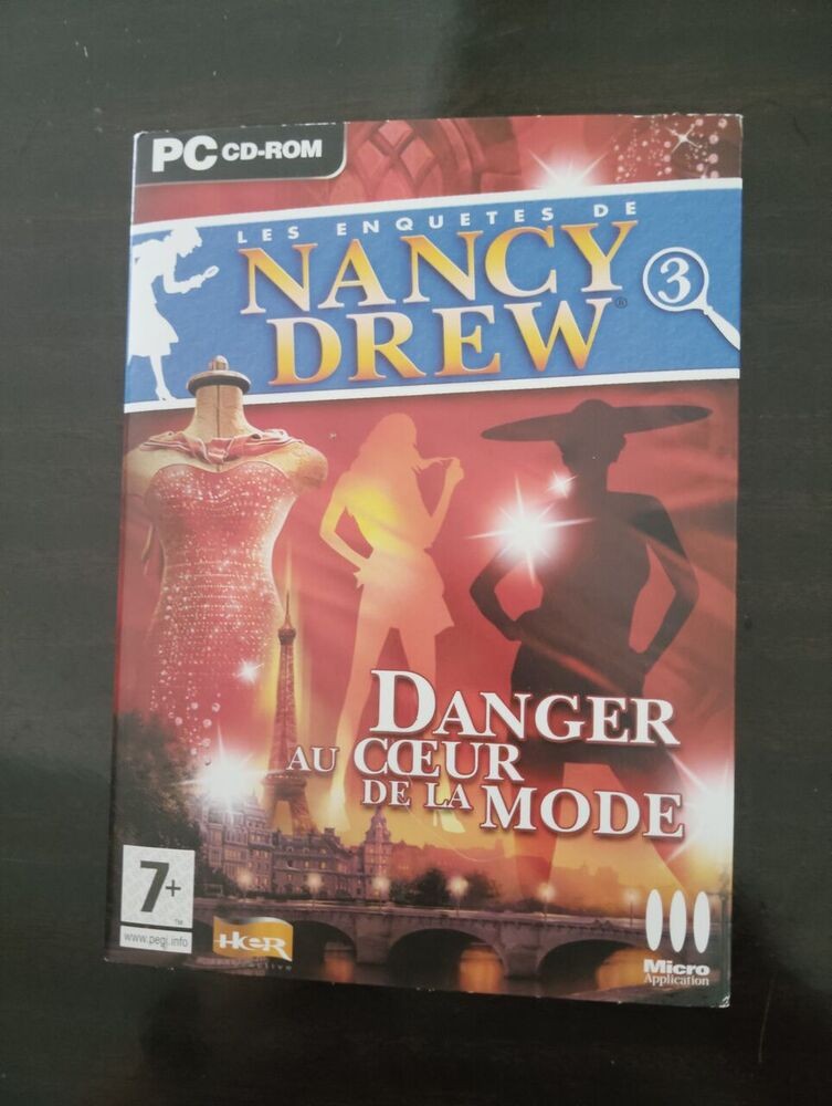 Investigations Of Nancy Drew: Danger Au Heart de La Fashion Fine Condition