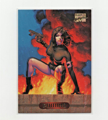 1994 Fleer Marvel Masterpieces Hildebrandt Brothers   #32 - Domino
