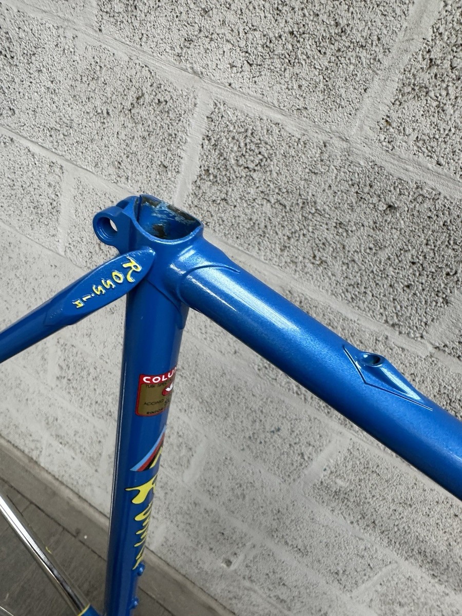 Vintage Rossin Record Frame Frameset 56 x 56cm BLUE MET & CHROME