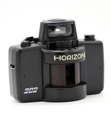 Horizon 202 フィルムカメラ ブラック Horizon 202 KMZ Panoramic 35mm Camera Brand New Old Stock with