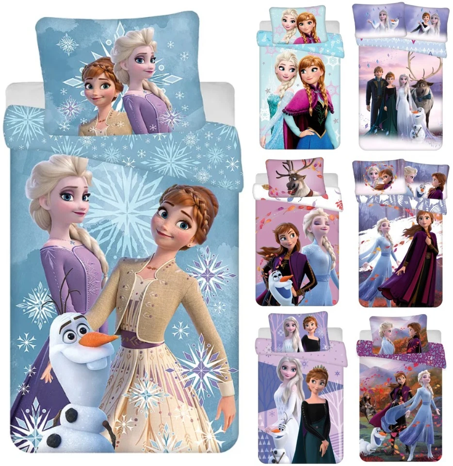 JERRY FABRICS S.R.O. Frozen Frozen Toddler Bedding Set 2 Piece 100x135cm Kids Bedding