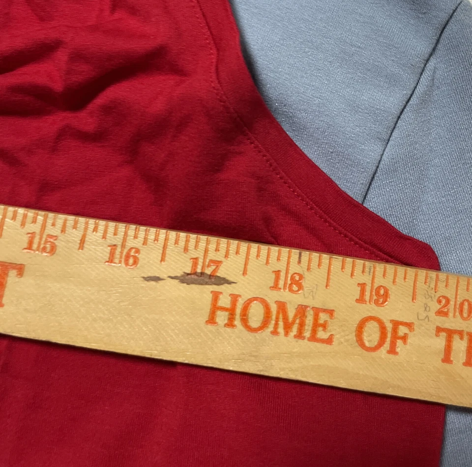 Maison Jules Red Crew neck Sleeveless Top Size XXL - Image 4 of 4