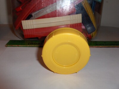 Vintage Deep Yellow Aladdin Thermos Stopper`Lox-No-30-Fits Rat Patrol- FREE SHIP