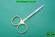 3 SuperCut Iris Scissors 4.50" Curved EXCELLENT QUALITY