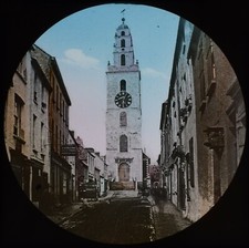 Magisches Laternendia SHANDON TURM KORK UM 1887 FOTO IRLAND