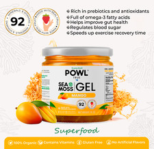 Organic Sea Moss Gel - Wildcrafted Irish Natural Superfood - Mango Flavor