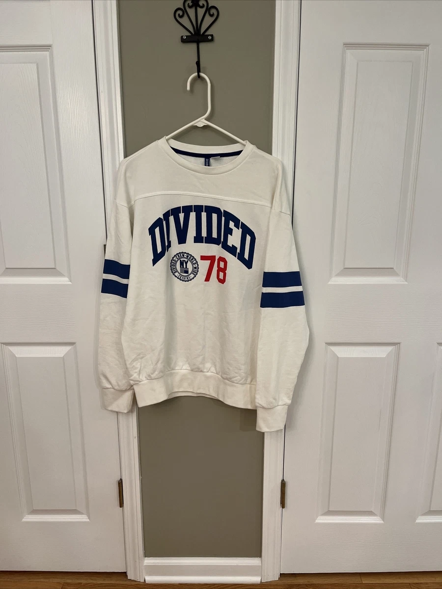 Hu0026amp;M Divided Sweatshirt Divided Crew NY 78 Size Medium | eBay