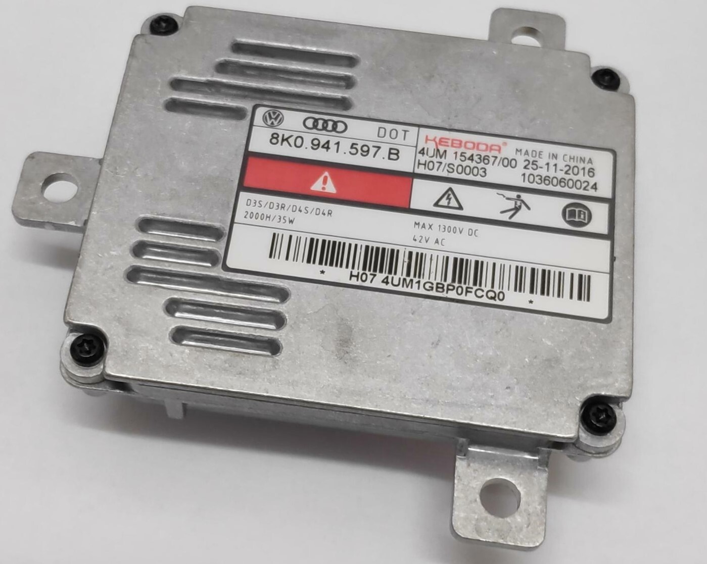 Genuine OEM Audi VW Skoda Xenon Ballast Control Unit Keboda 8K0941597B ...