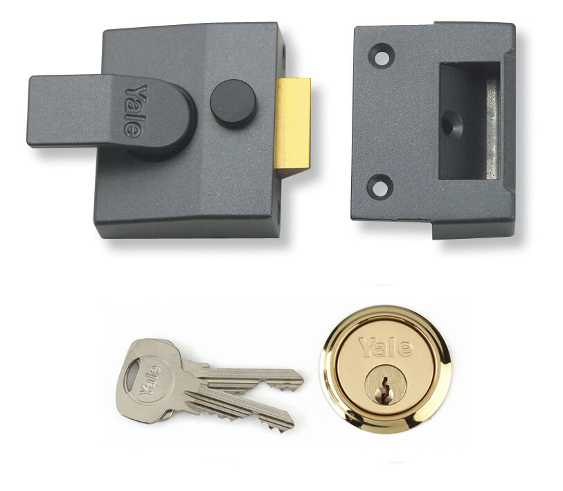 Yale Locks 84 Standard Nightlatch 40mm Backset DMG Finish Box - Image 2