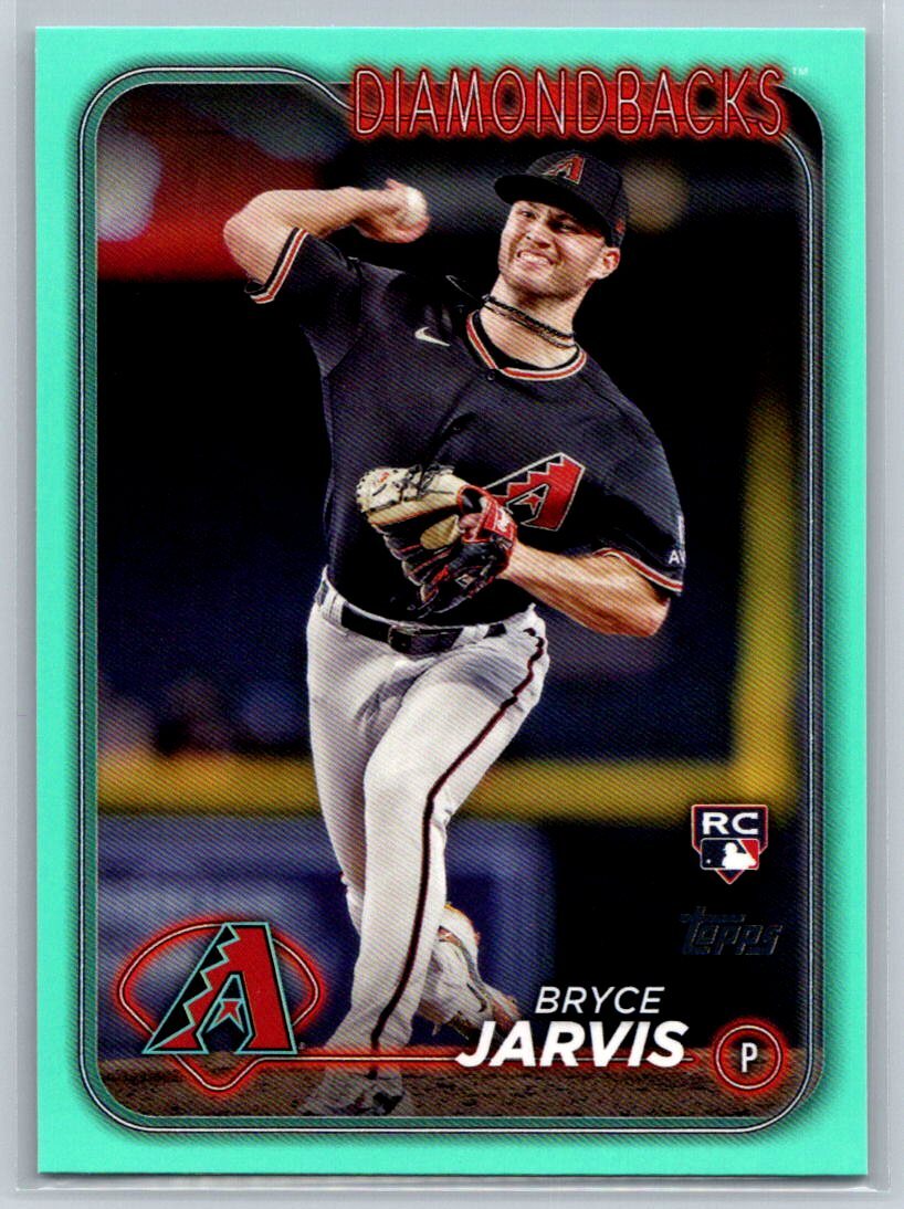 2024 Topps Series Two #363 Bryce Jarvis Arizona Diamondbacks Aqua