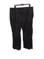 Columbia Women's Bugaboo Omni-Heat Snow Pants Plus Size 1X Navy Blue Insulated