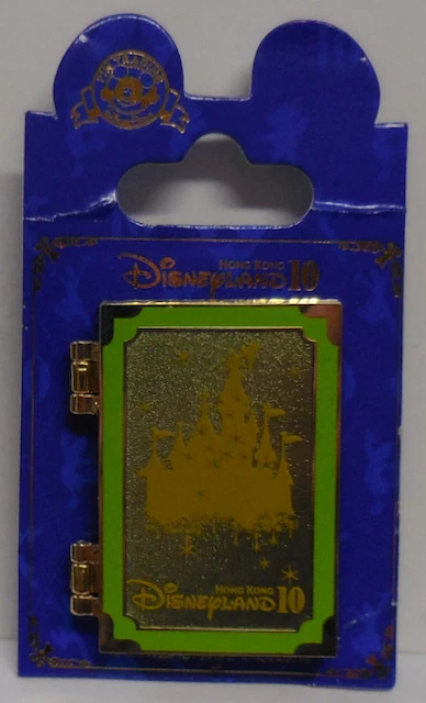 迪士尼徽章 HKDL 2015 香港纪念 10 年冥王星和高飞徽章 — 第 2/3 张图片
