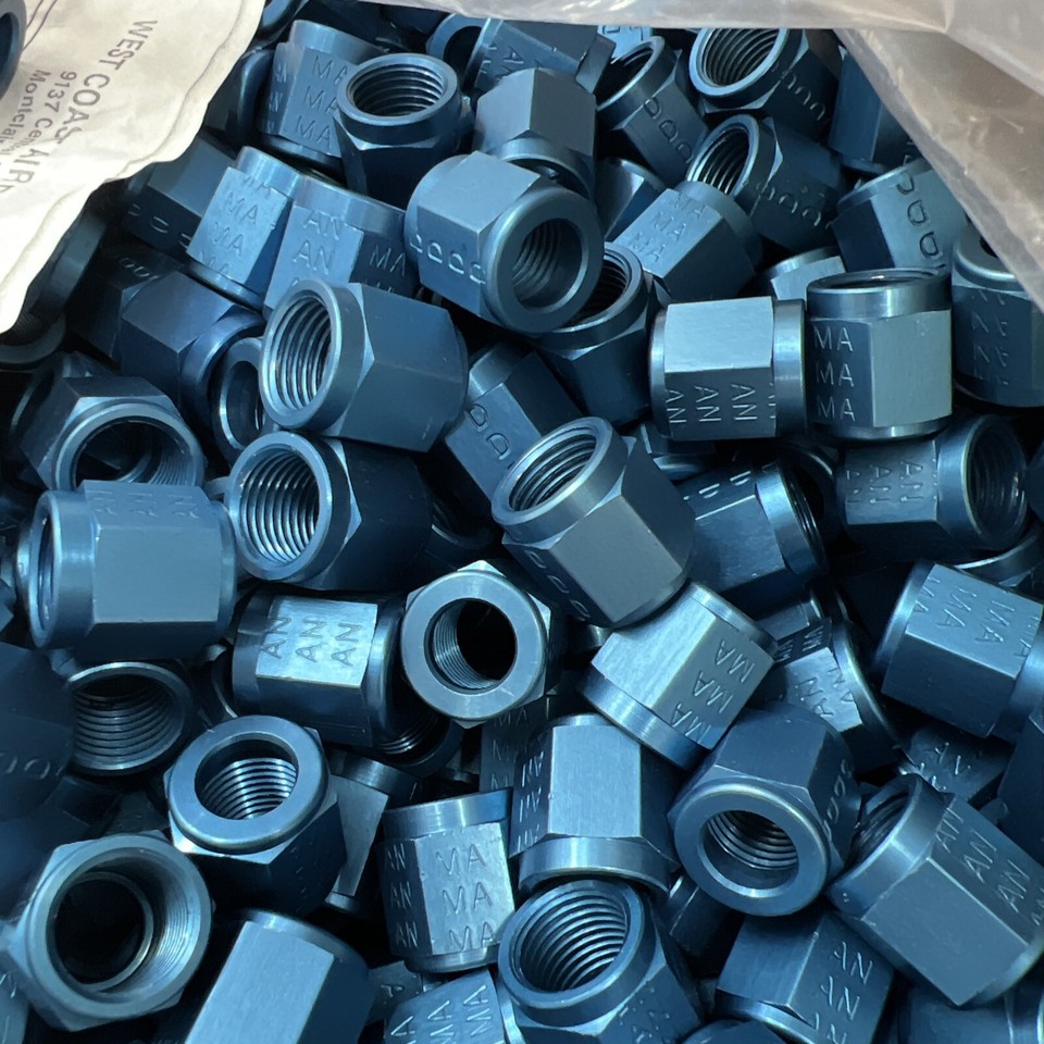 AIRCRAFT COUPLING Nut ALUMINUM NUTS AN818 5D Lot Of 100 New EBay aircraft-coupling-nut-aluminum-nuts-an818-5d-lot-of-100-new-ebay