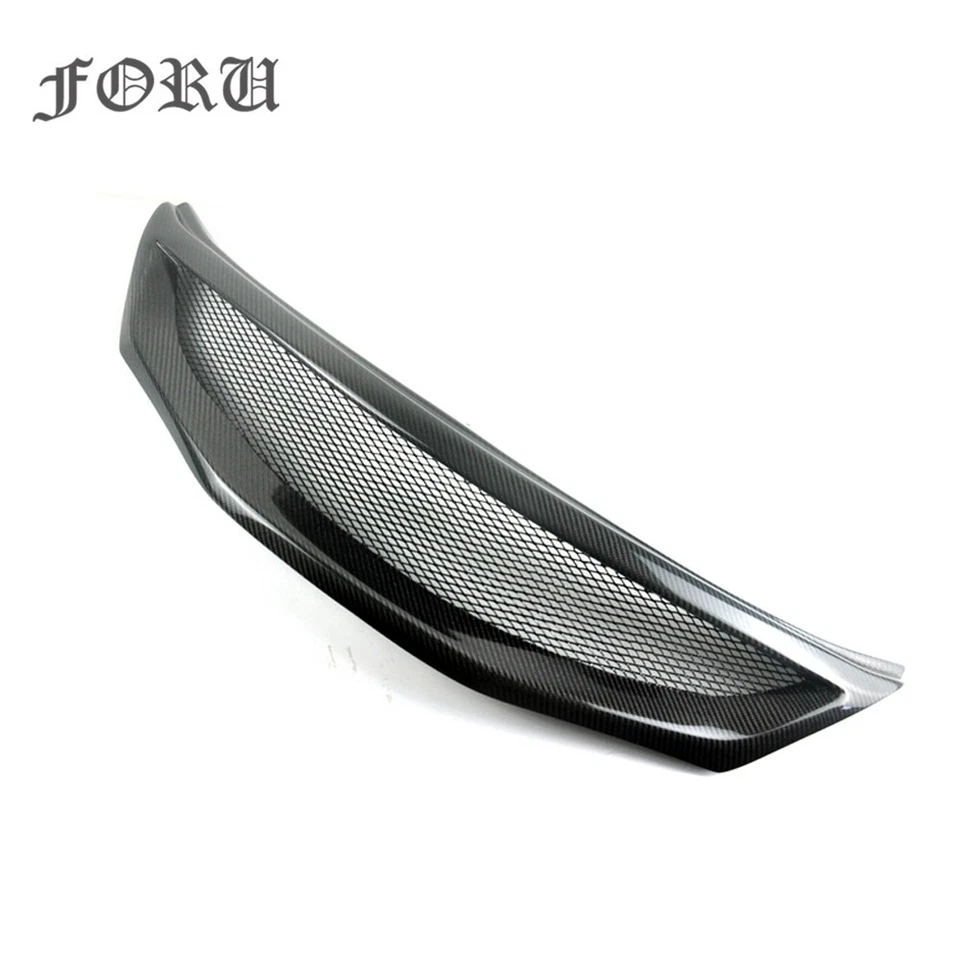 Parrilla delantera negra carbono malla superior para Subaru Impreza WRX STI 2008-2011 Foto 4 de 4